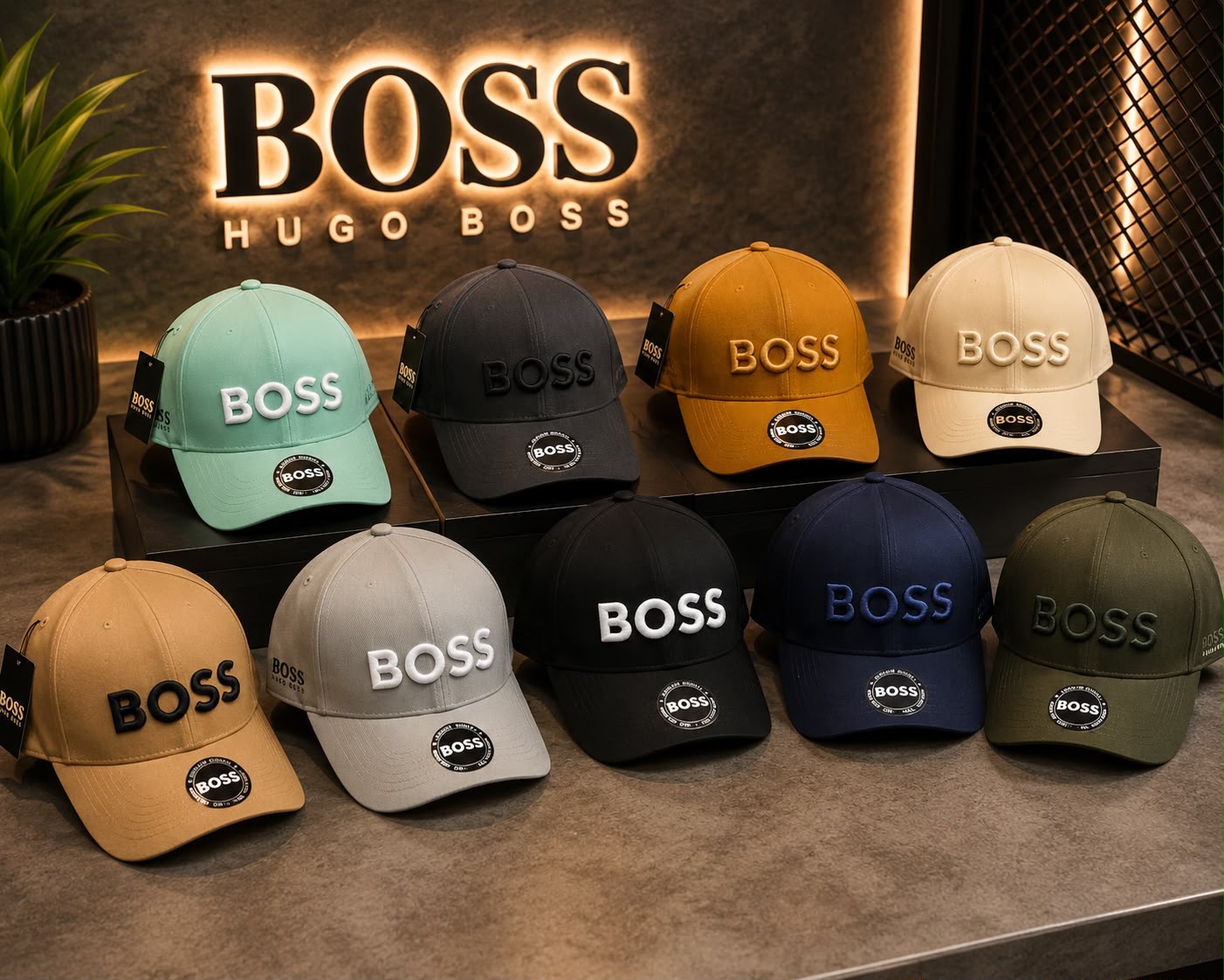 Boné infantil Boss